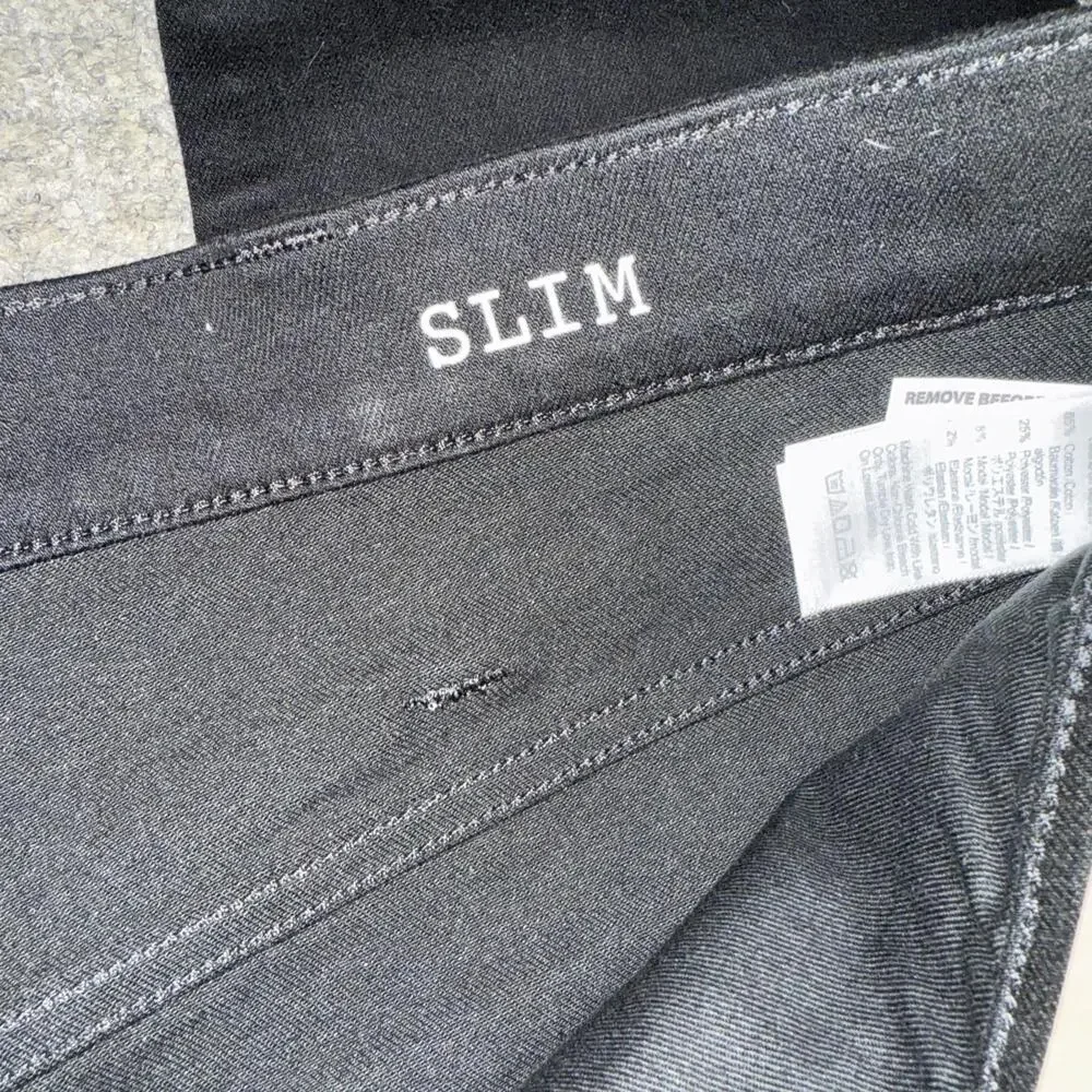 NWT Made well Mens Athletic Slim Black Jeans Size 40x 32 Flex Denim Coolmax